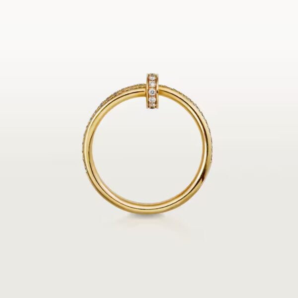 Cartier Juste un Clou ring, double, half-paved - Image 2