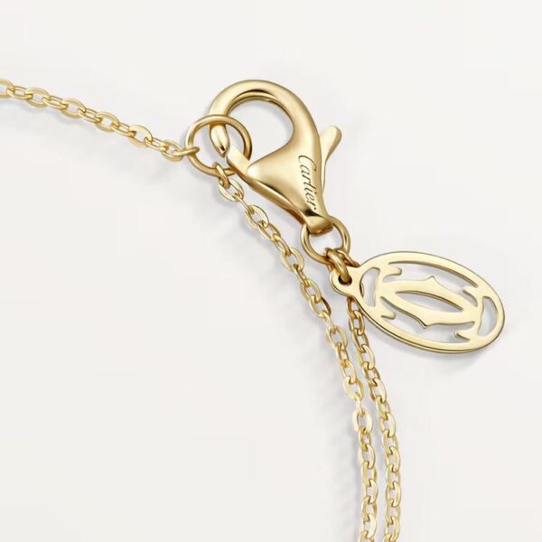 Cartier Trinity bracelet, on chain, diamonds - Image 4