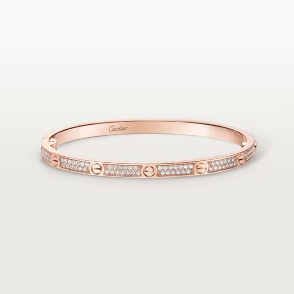 Cartier LOVE bracelet, small model, paved