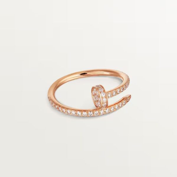Cartier  Juste un Clou ring, small model, half-paved - Image 5