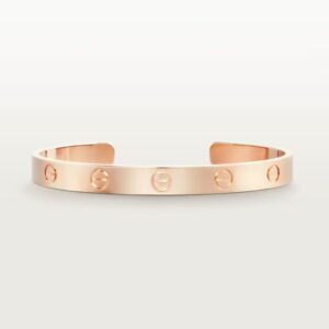 Cartier LOVE cuff, open, classic model
