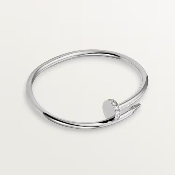 Cartier Juste un Clou bracelet, classic model, diamonds - Image 5