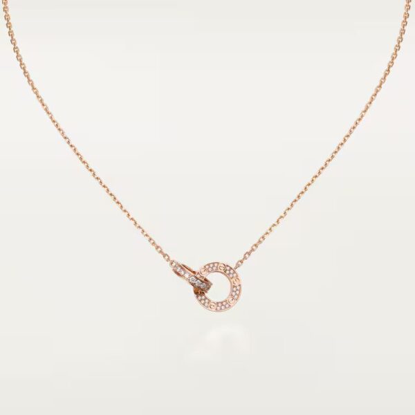 Cartier LOVE pendant, paved