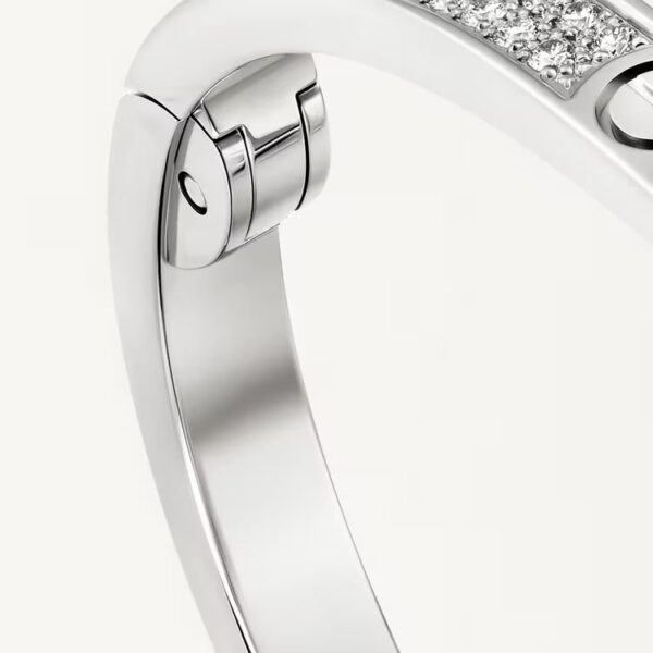 Cartier LOVE bracelet, small model, paved - Image 4