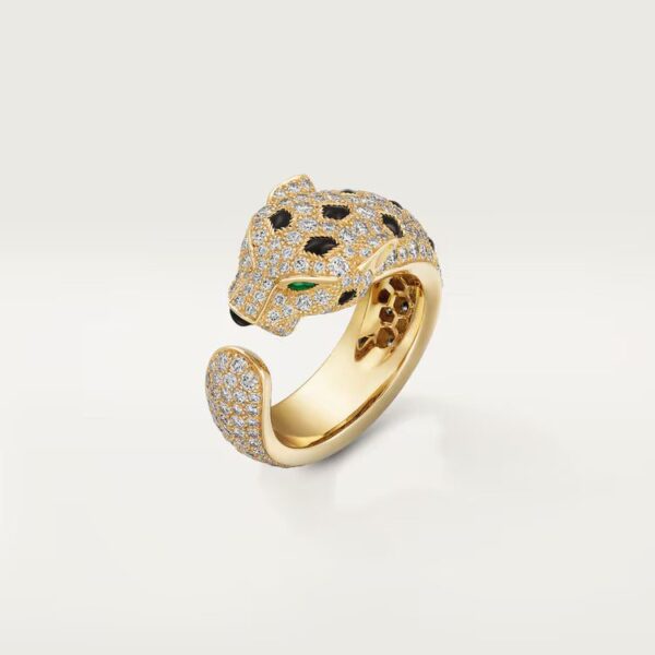 Cartier Panthère de Cartier ring, medium model, half-paved