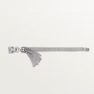 Cartier  Panthère de Cartier bracelet, on chain, half-paved