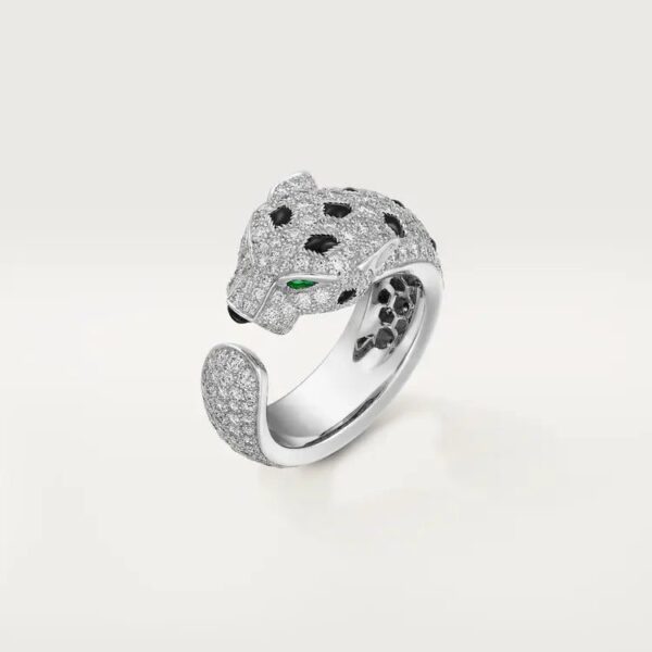 Cartier Panthère de Cartier ring, medium model, half-paved - Image 4