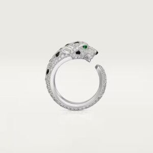 Cartier Panthère de Cartier ring, medium model, half-paved