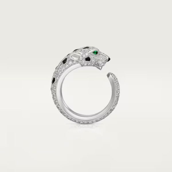 Cartier Panthère de Cartier ring, medium model, half-paved