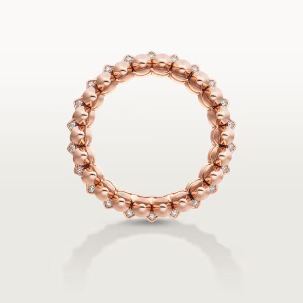 Cartier  Clash de Cartier ring, double row, paved - Image 5