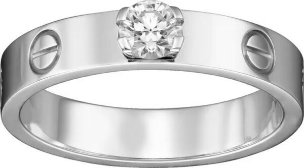 Cartier LOVE solitaire, brilliant-cut diamond