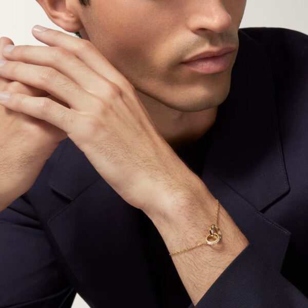 Cartier  LOVE bracelet, on chain, paved - Image 4