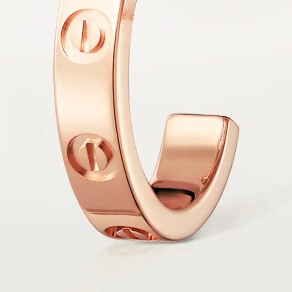 Cartier LOVE hoop earrings, small model - Image 3