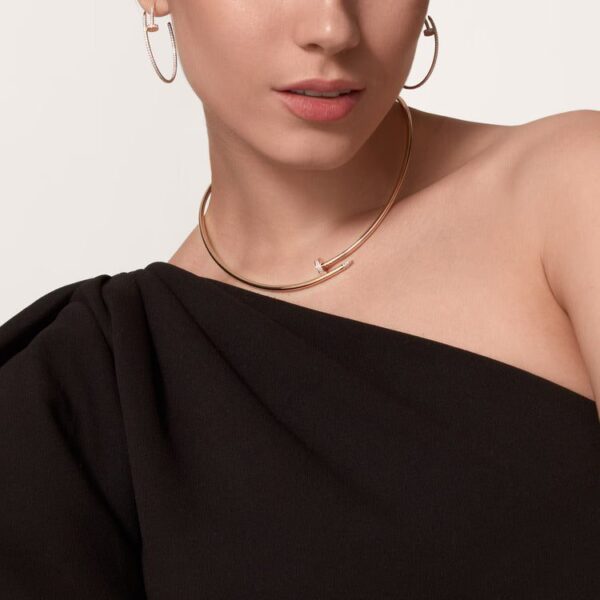 Cartier Juste un Clou torque necklace, small model, diamonds - Image 4