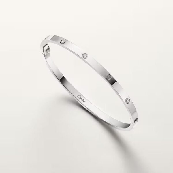 Cartier LOVE bracelet, small model, 6 diamonds - Image 2