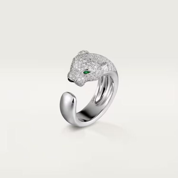 Cartier Panthère de Cartier ring, medium model, half-paved