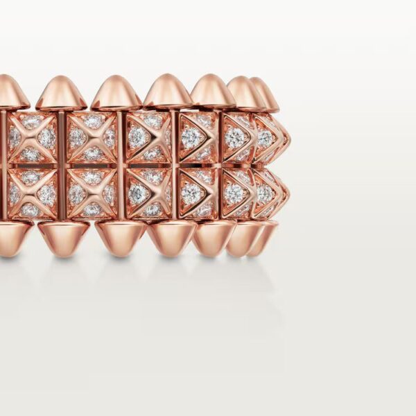 Cartier  Clash de Cartier ring, double row, paved - Image 3