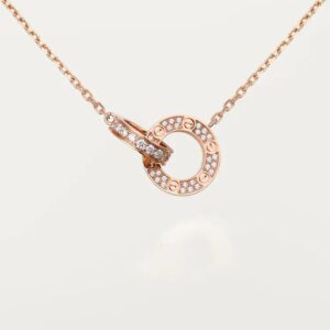 Cartier LOVE pendant, paved