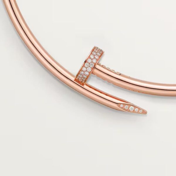 Cartier Juste un Clou torque necklace, classic model, diamonds - Image 3
