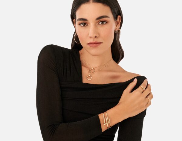 Cartier Juste un Clou single hoop earring, mini model - Image 3