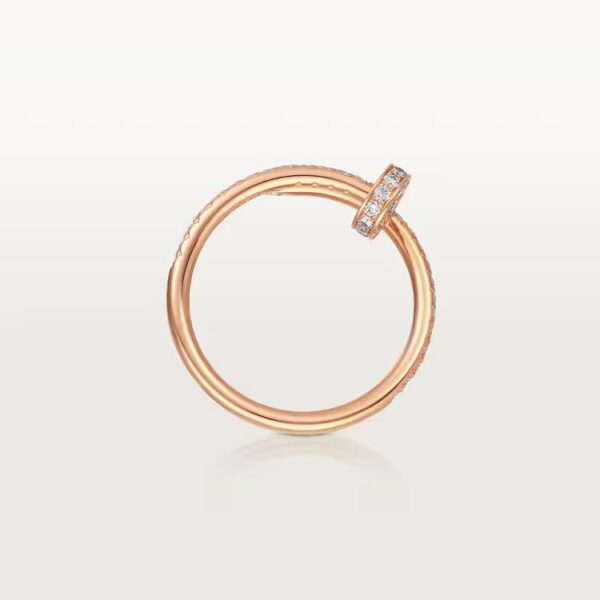 Cartier  Juste un Clou ring, small model, half-paved - Image 4