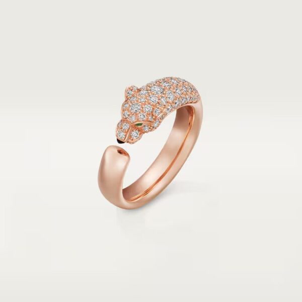 Cartier Panthère de Cartier ring, small model, half-paved - Image 4