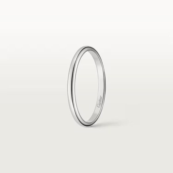 Cartier 1895 wedding band, 2 mm width - Image 2