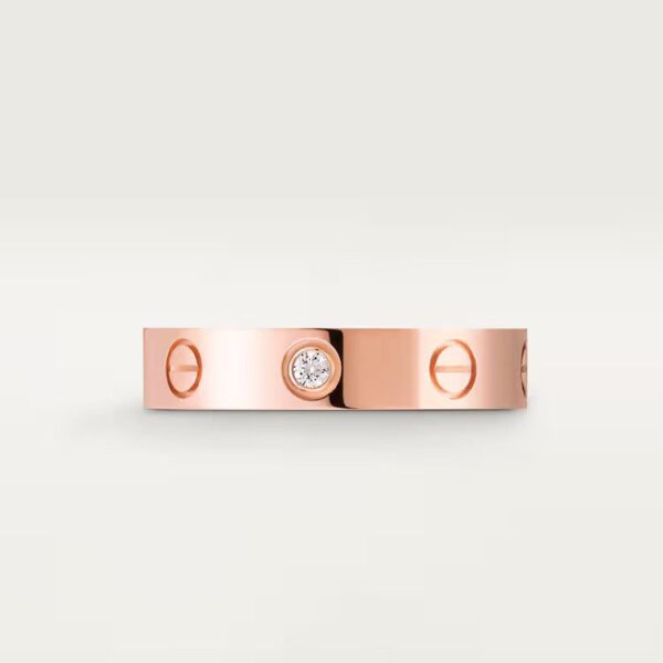 Cartier LOVE ring, small model, 1 diamond - Image 4