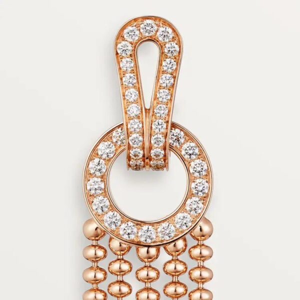 Cartier Agrafe earrings, half-paved - Image 2