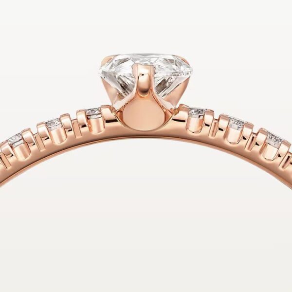 Cartier Etincelle de Cartier ring, pear-shaped diamond, paved - Image 4