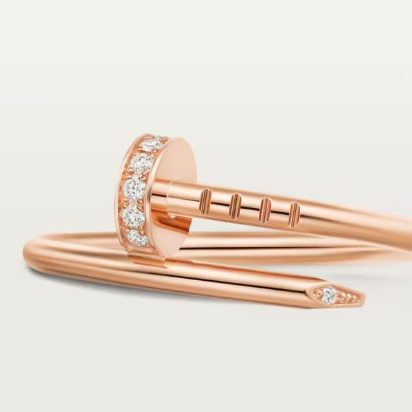 Cartier Juste un Clou ring, small model, diamonds - Image 4