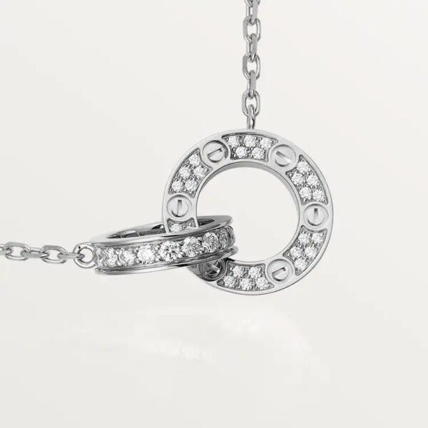 Cartier LOVE pendant, paved - Image 3