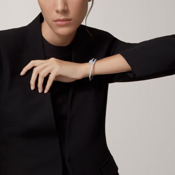 Cartier Juste un Clou bracelet, classic model, diamonds - Image 4