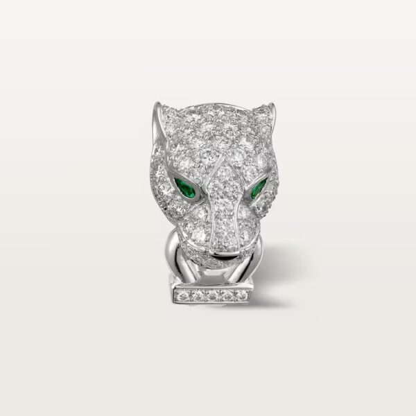 Cartier earrings, paved - Image 2