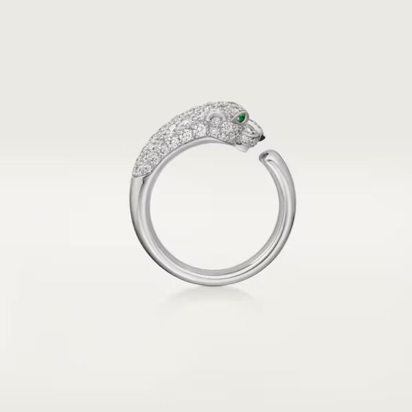 Cartier Panthère de Cartier ring, small model, half-paved - Image 5