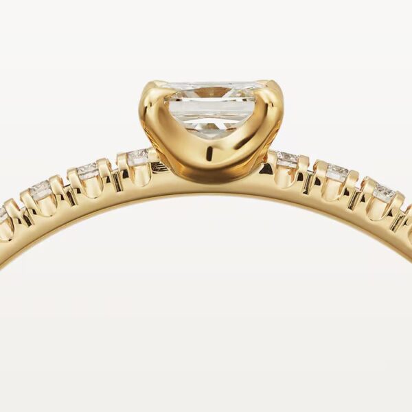 Cartier Etincelle de Cartier ring, princess-cut diamond, paved - Image 3