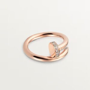Cartier Juste un Clou ring, classic model, diamonds