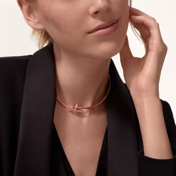 Cartier Juste un Clou torque necklace, small model, diamonds - Image 3