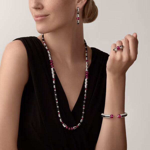 Cartier Beautés du Monde bracelet, rubellite, paved - Image 2