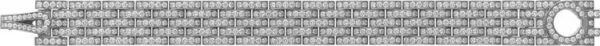 Cartier Agrafe bracelet, paved - Image 2