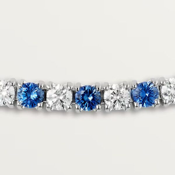 Cartier  Essential Lines necklace, brilliant-cut sapphires and diamonds - Image 3