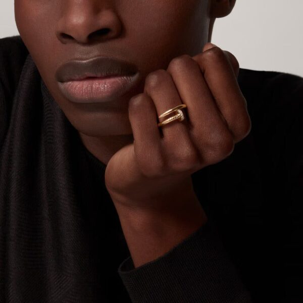 Cartier Juste un Clou ring, classic model, diamonds - Image 2