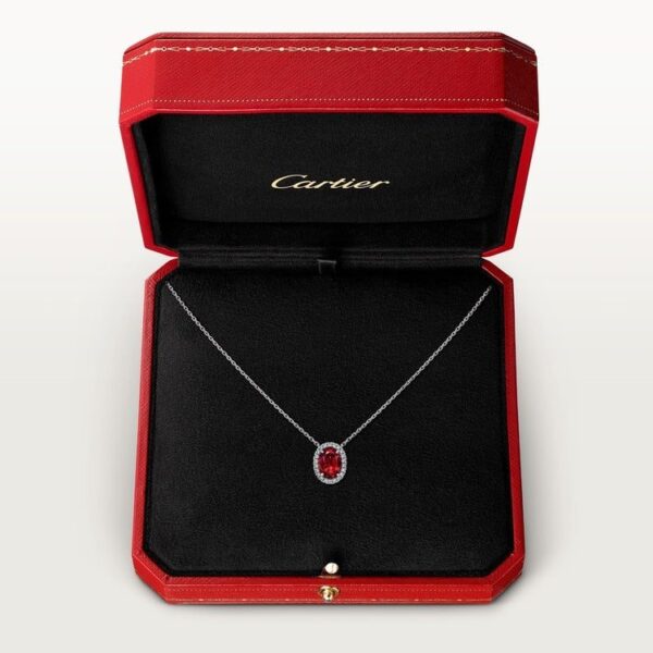 Cartier Destinée necklace with colored stone - Image 3