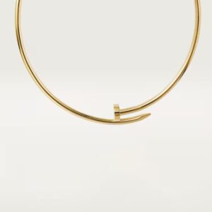 Cartier Juste un Clou torque necklace, classic model, diamonds