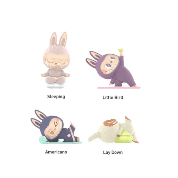 Labubu The Monsters Lazy Yoga Series Figures Sealed Case (10 Blind Boxes) - Image 2