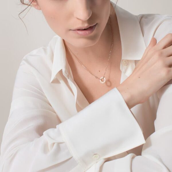 Cartier LOVE pendant, 2 diamonds - Image 2