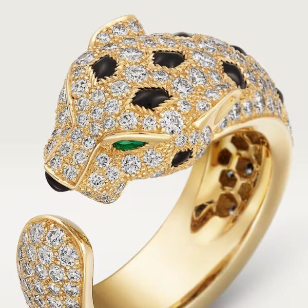 Cartier Panthère de Cartier ring, medium model, half-paved - Image 3
