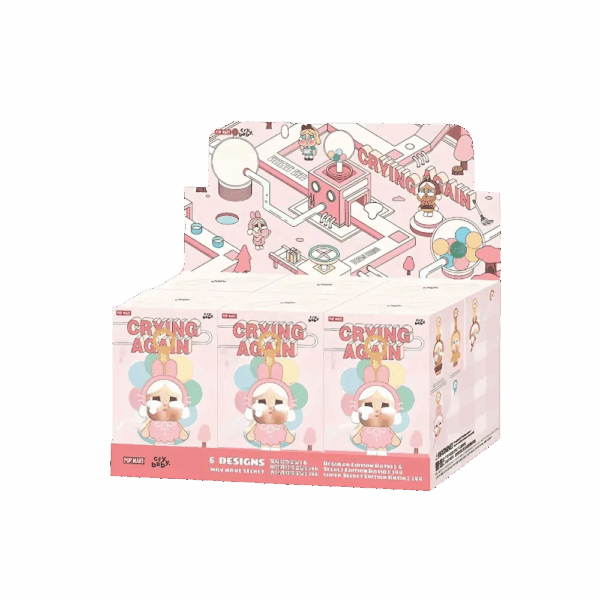 CryBaby Crying Again Series Vinyl Face Plush Sealed Case (6 Blind Box)