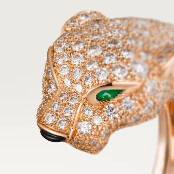 Cartier Panthère de Cartier ring, medium model, half-paved - Image 3
