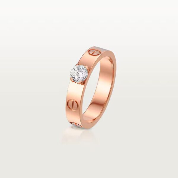 Cartier LOVE solitaire, brilliant-cut diamond - Image 2